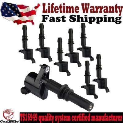 Paquete de 8 bobinas bobinas de encendido para Ford DG511 2006-2008 Mercury Mountaineer V8-4,6 L Foto 1 de 4