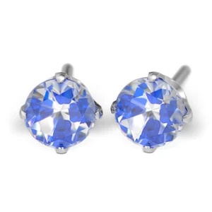 Sensitive by STUDEX, montura de corona Cubic zirconia pendientes de neón 5 mm, cirujanos - Imagen 1 de 2