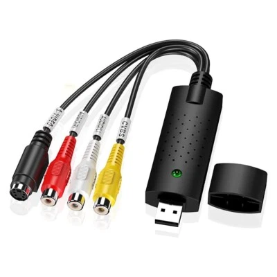 Tarjeta De Captura De Video Convertidor De VHS A Digital, Adaptador De VHS A USB - Imagen 1 de 4