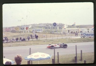 Silvio Moser #17 Brabham - 1969 Dutch Grand Prix @ Zandvoort - Vtg Race Slide - Image 1 of 3