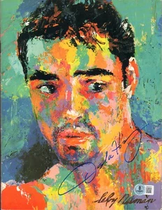 OSCAR DE LA HOYA SIGNED AUTO'D FIGHT PROGRAM BAS COA WBC BOXING CHAMP GOLDEN BOY - Picture 1 of 11