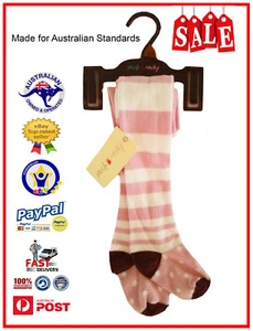 GENUINE AUS Jack & Milly Girls Size Thick Winter Tights Stockings/Feet SALE - Picture 1 of 3