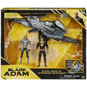 DC Comics BLACK ADAM VS INTERGANG MERCENARY, Juego con vehículo exclusivo NUEVO - Imagen 1 de 14