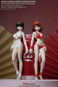 TBLeague PLLB2020-T02 escala 1/12 anime niña cuerpo pálido sin costuras con cabeza y bikini - Imagen 1 de 6