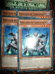 YU-GI-OH! COM PLAYSET (4 CARTES) VEILLEUR DU SANCTUAIRE SDRR-FR019 MINT NEUF ED1 - Picture 1 of 1