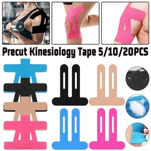 Precut Kinesiology Tape Shoulder Tape Knee Tape for Muscle Pain Relief & Support - Picture 1 of 26