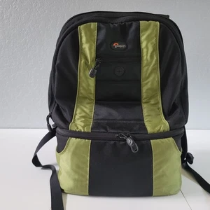 Lowepro Camera Backpack Bag Padded Compu Daypack Day Pack Green - Picture 1 of 6
