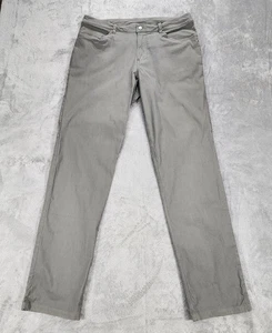 Pantalones Lululemon Para Hombres 34x36 ABC 5 Bolsillos Pantalón Clásico Tinte Chino - Imagen 1 de 16
