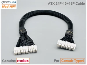 ⚡️ATX 24-Pin Cable for Corsair HX Series (HX850,HX1000, HX1200)-📏60cm / 24 inch - Afbeelding 1 van 6