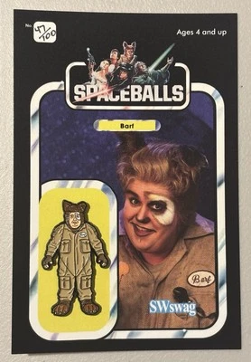 定制太空球 BARF 搪瓷徽章带星球大战主题卡片粉丝制造 — 第 1/2 张图片