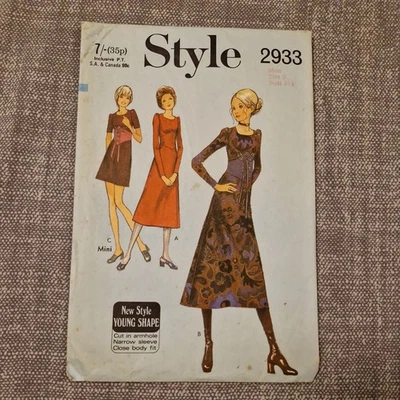 Corset Dress Sewing Pattern Style 2993 Bust 80cm - Image 1 of 4