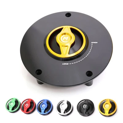 Tapa de combustible dorada REVO para motocicleta sin llave para Honda NT 700 10-13 12 11 Foto 1 de 4
