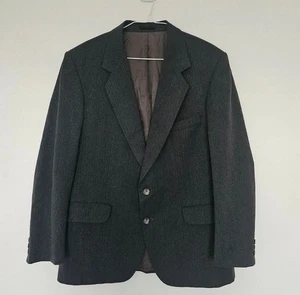 42 Regular Magee Herren Blazer Jacke Grau Fischgrät - Bild 1 von 11