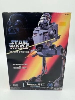 Star Wars El Poder de la Fuerza Imperial AT-ST Vehículo (Scout Walker) NISB Foto 1 de 4
