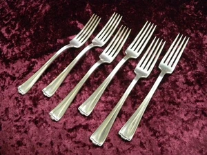 CROMWELL 1912 Dinner Forks x6 1847 Rogers Bros XS Triple NO MONOS FINE - Picture 1 of 4