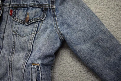 Chaqueta Levis Original Sherpa Truckers Mujer Jean Denim Talla Pequeña Cálida Foto 1 de 4