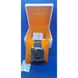 Reloj Giordano Cuarzo Doble Analógico 1378-01 Hombre Vintage Nuevo Batería - Nuevo en Caja - Imagen 1 de 9