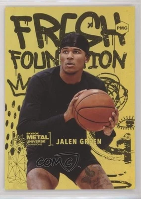 2021 Skybox Metal Universe Champions PMG Orange /100 Jalen Green #FF1 Rookie RC - Image 1 of 2
