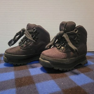 Toddler Timberland Euro Hiker Boot Black Size 5 - Picture 1 of 11