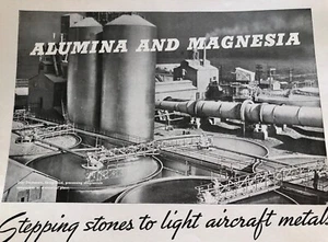1942 Vintage Print Ad "Stepping Stones to Light Aircraft Metals" DORR Co. WW2 - Picture 1 of 4