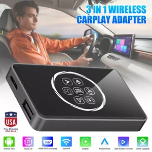Adattatore 5G WiFi 4+32G Car Play2Video Pro AIBox Wireless Carplay e Android Auto - Foto 1 di 20