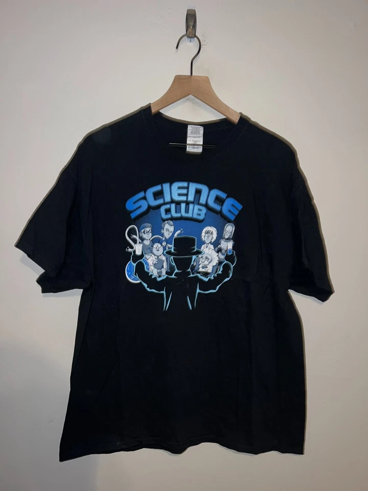Camiseta Breaking Bad Science Club Heisenberg Walter blanca con gráficos de dibujos animados X-La Foto 1 de 4