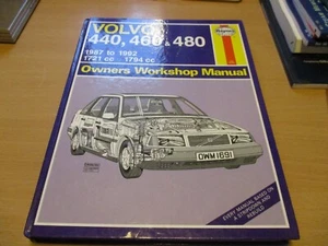 HAYNES CAR MANUAL 1691 VOLVO 440, 460 & 480 (87 TO 92) GOOD CONDITION,ONE OWNER - Picture 1 of 6