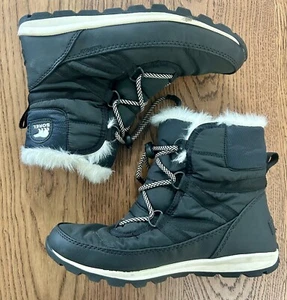 Sorel Schuhe Stiefel Whitney II kurze Schnürstiefel schwarz Winter Schneestiefel Damengröße 6 - Bild 1 von 5