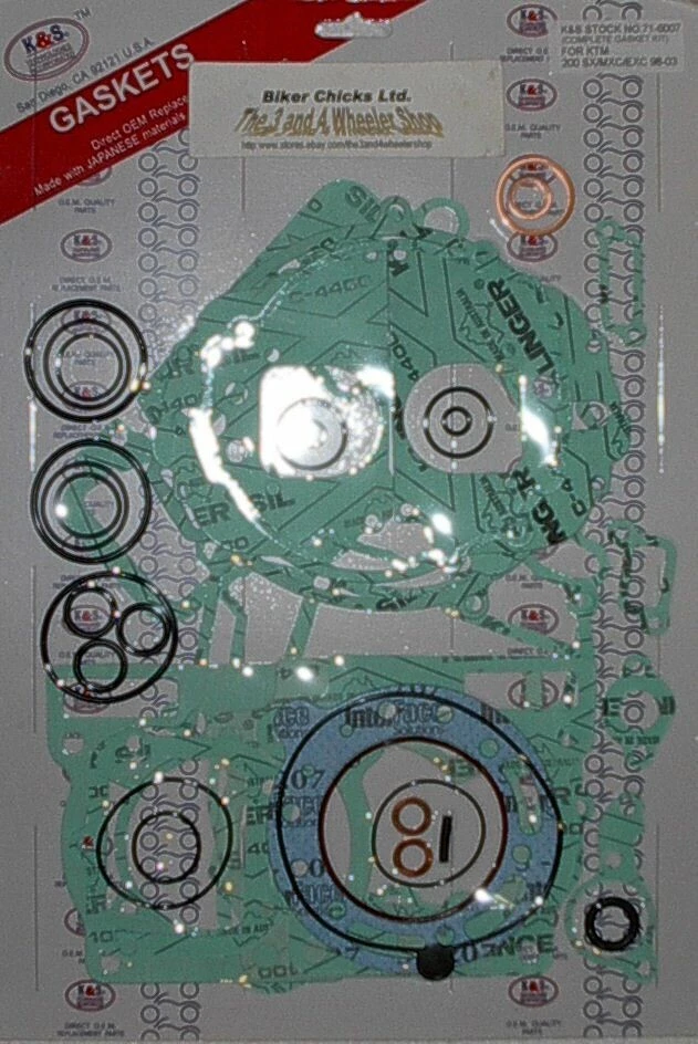 Juego completo de juntas 98-03 KTM200 K&S 40 piezas. KTM 200 Foto 1 de 1