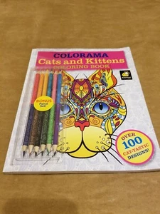 Libro para colorear de Colorama para gatos y gatitos. Libro para colorear para adultos. - Imagen 1 de 6