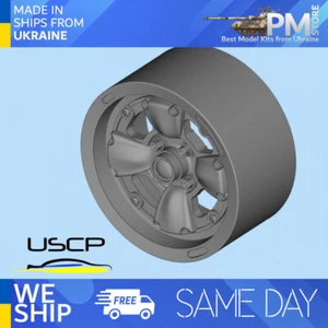 USCP 24P083 1/24 Ruote in resina 14 pollici per Gotti 4 razze - Foto 1 di 4