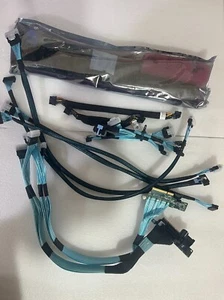 New DELL R7525 PCIE NVME HDD BACKPLANE 24*2.5 SFF 24 BAY w/cable NKXVM R58NV - Afbeelding 1 van 1