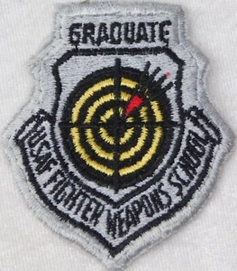 Vintage Vietnam USAF Fighter Weapons School Pilot Patch 3 1/2" - Picture 1 of 3