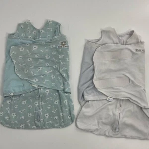 HALO Sleep Sack Baby Bundle (2) Gender Neutral White and Green Newborn - 3 Mo - Picture 1 of 8
