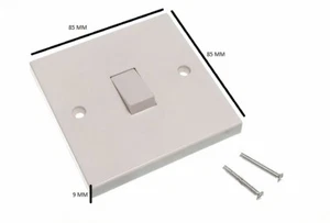 Double Wall Light Switch 1 Gang 2 Way Rocker Pack Of 20 - Picture 1 of 1