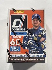 2018 Panini Donruss NASCAR Racing Sealed Blaster Box - 1 Auto or Mem Free Ship - Picture 1 of 2