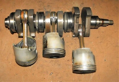 Virabrequim e pistões Tohatsu 75 HP 2 tempos TLDI PN 3FW000301 compatível com 2010-2018 - Imagem 1 de 4