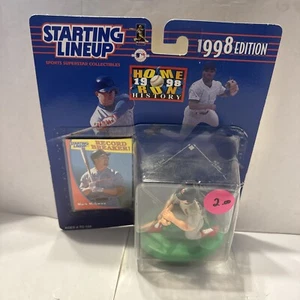 Figurina Starting Lineup MLB Mark McGwire Home Run History 1998 nuova sigillata Kenner - Foto 1 di 3