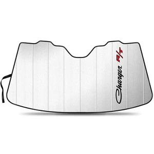 Dodge Charger R/T Classic Logo Standard Universal Fit Auto Windshield Sun Shade - Picture 1 of 6