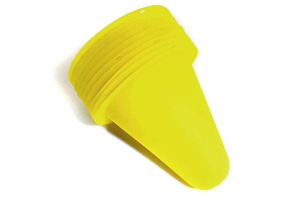 10pcs Realistic Plastic Traffic Cone 75mm Tall for 1/10 Scale Crawler Truck - Image 1 of 1