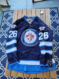 New Official Reebok NHL Winnipeg Jets 26 Blake Wheeler Hockey Jersey Size 52 XL - Picture 1 of 14