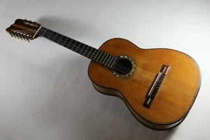 Rare & Unique Vintage Classical 9 Strings Guitar Made in Argentina Circa 1916 - Picture 1 of 12