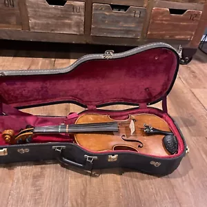 Vintage Antique Framus Viola 16” For Restore Repair Split Worn - Picture 1 of 24