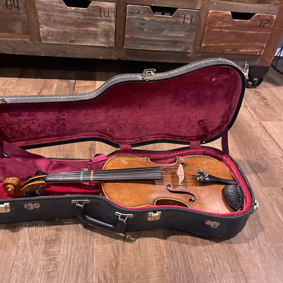 Vintage Antique Framus Viola 16” For Restore Repair Split Worn - Image 1 of 4