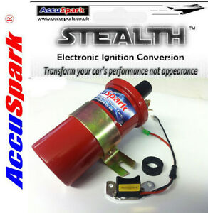 AccuSpark Electronic Ignition Kit & Red Sports Coil for Volvo Penta Bosch 