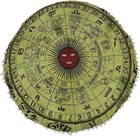 Astrology Tapestry Indian Floor Pillow Meditation Cushion Cover Ottoman Pouf 32"