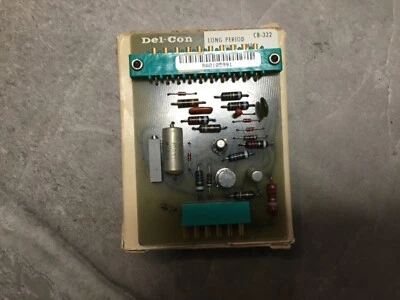 DEL-CON LONG PERIOD PULSE TIMER BOARD CB-332 CB332 CB 332 - Image 1 of 3