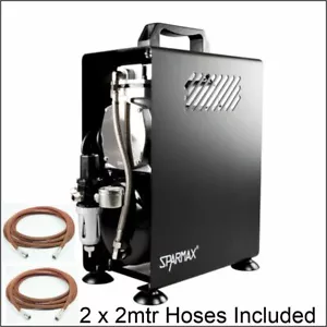Sparmax TC-610H Airbrush Studio Compressor Dual Outlets + Free Insured Freight - Picture 1 of 5
