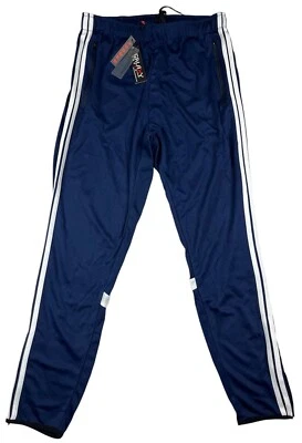 Galaxy By Harvic Men's Slim Fit Jogger Pants with Zipper Pockets Blue - Large - Image 1 of 4