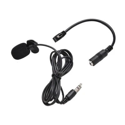 External Microphone Clip On Mic+Adapter Cable for Go pro Hero Session3/3+4 5 - Image 1 of 4
